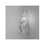 Seletti Monkey lamp hanging left - white