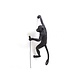 Seletti Monkey lamp hanging right - zwart Seletti Monkey lamp hanging right - zwart
