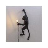 Seletti Lampada Monkey appesa a destra - nera