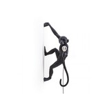 Seletti Lampe singe suspendue à droite - noire