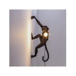 Seletti Lampe singe suspendue à droite - noire