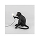 Seletti Monkey lamp sitting - zwart Seletti Monkey lamp sitting - zwart