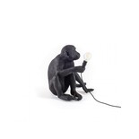 Seletti Monkey lamp sitting - zwart Seletti Monkey lamp sitting - zwart