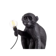 Seletti Monkey lamp sitting - zwart Seletti Monkey lamp sitting - zwart