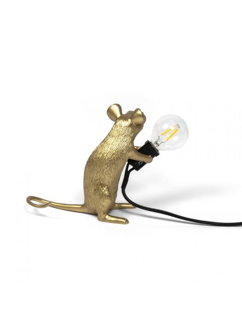 Seletti Muslampe mac - gull
