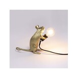 Seletti Mouse lamp mac - gold Seletti Mouse lamp mac - gold