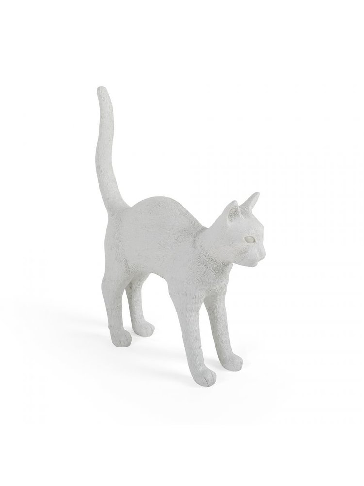 Seletti Jobby the cat lamp - bianco - LIVING AND CO.