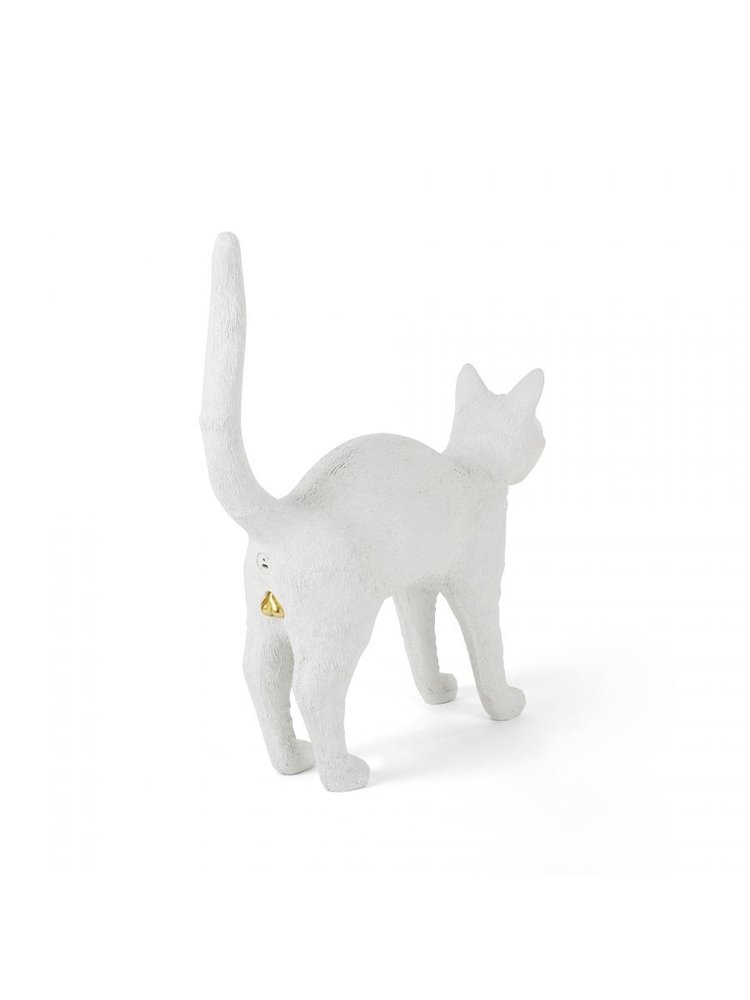 Seletti Jobby the cat lamp - white Seletti Jobby the cat lamp - white