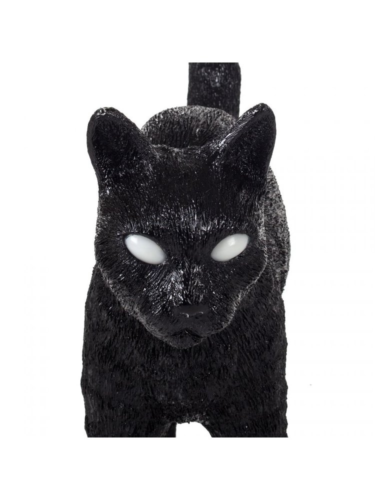 Seletti Lampe Jobby le chat - noir