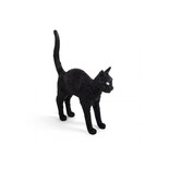 Seletti Jobby the cat lamp - black