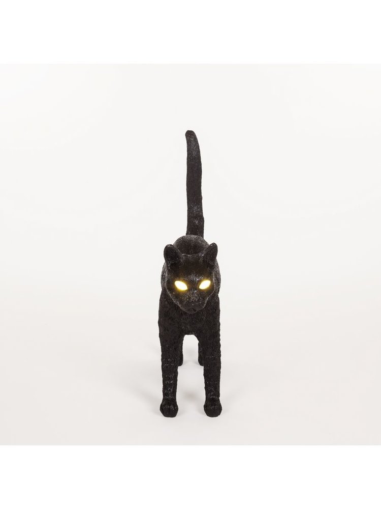 Seletti Lampe Jobby le chat - noir