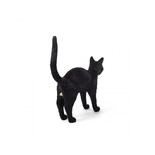 Seletti Jobby the cat lamp - black
