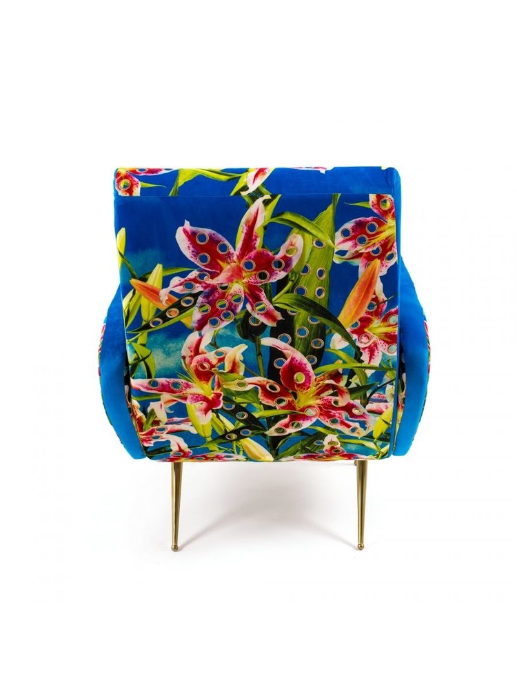 Seletti Fauteuil fleurs avec des trous Seletti Fauteuil fleurs avec des trous