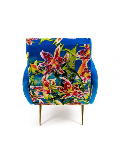Seletti Fauteuil fleurs avec des trous Seletti Fauteuil fleurs avec des trous