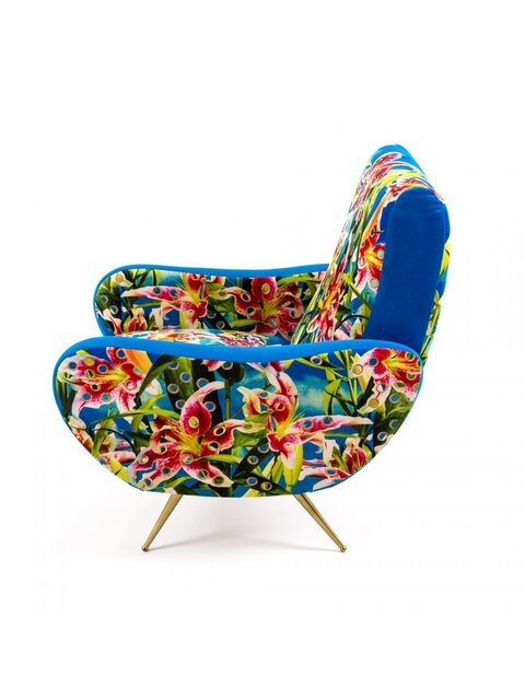 Seletti Fauteuil fleurs avec des trous Seletti Fauteuil fleurs avec des trous