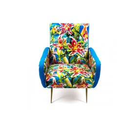 Seletti Fauteuil fleurs avec des trous Seletti Fauteuil fleurs avec des trous