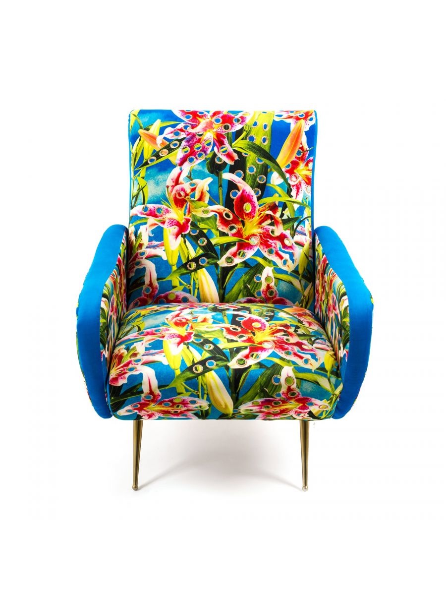 Seletti Armchair flowers with holes