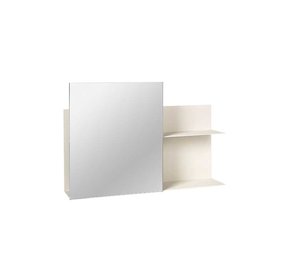 Broste Copenhagen Svante wandplank met spiegel - rainy day