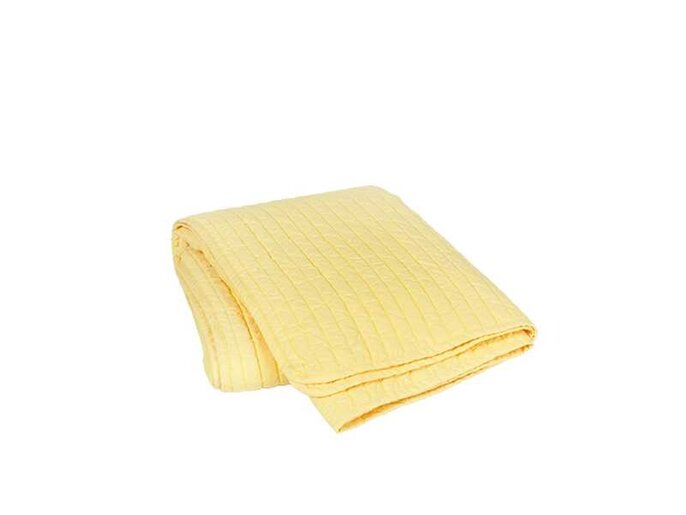 Broste Copenhagen Sena pläd - gyllene fleece gul