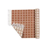 Broste Copenhagen Henny rug 140x200cm-light gray / rustic brown Broste Copenhagen Henny rug 140x200cm-light gray / rustic brown