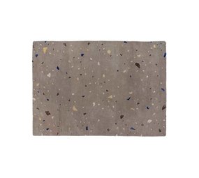 Broste Copenhagen Terrazzo teppe 140x200cm - brun