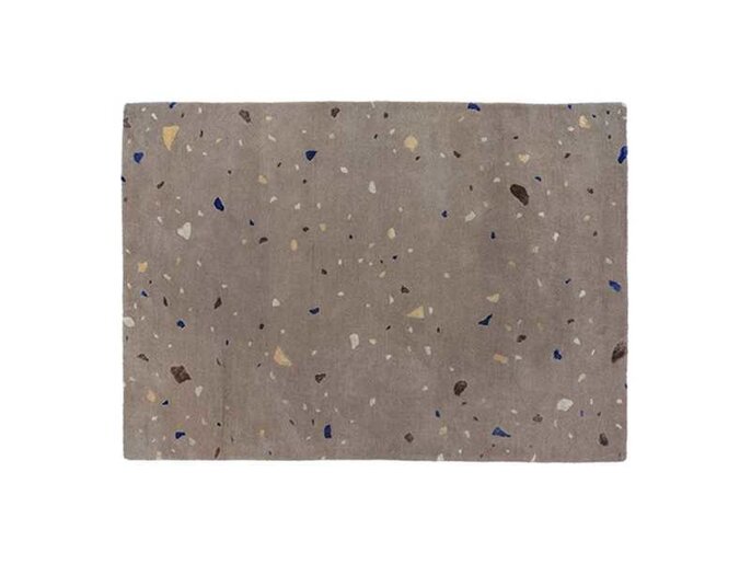 Broste Copenhagen Terrazzo vloerkleed 140x200cm - bruin