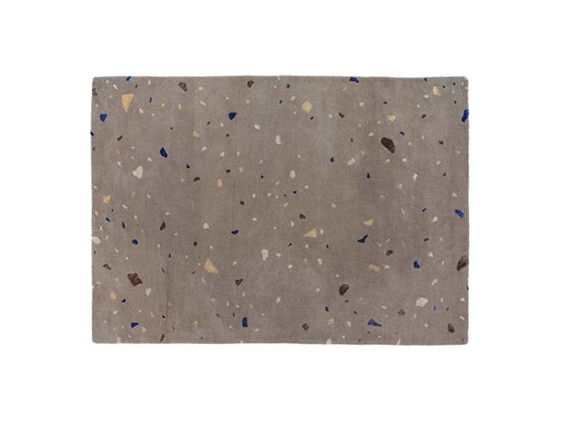 Broste Copenhagen Terrazzo Teppich 140x200cm - braun
