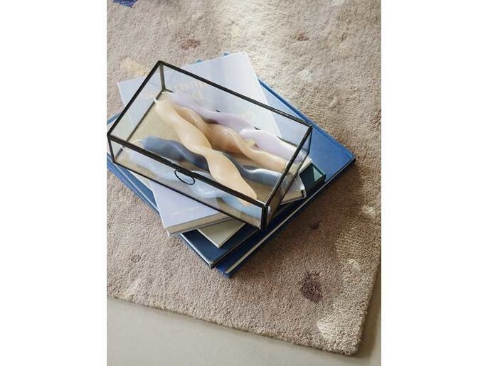 Broste Copenhagen Terrazzo rug 140x200cm - brown