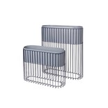 Broste Copenhagen Fenja planter on standard - blue