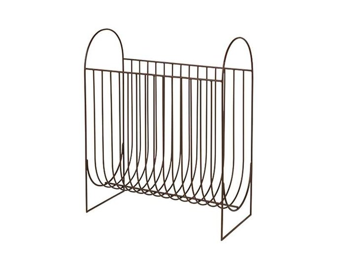 Broste Copenhagen Maggie magazine holder - aubergine