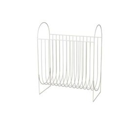 Broste Copenhagen Maggie magazine holder - light gray Broste Copenhagen Maggie magazine holder - light gray