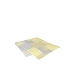 Broste Copenhagen Patch bedsprei - banana yellow/blue