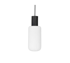Broste Copenhagen Lámpara colgante Lolly negro - Ø16XH43cm Broste Copenhagen Lámpara colgante Lolly negro - Ø16XH43cm