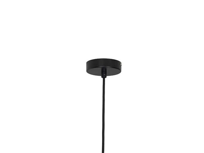Broste Copenhagen Lampada a sospensione Lolly nera - Ø16XH43cm
