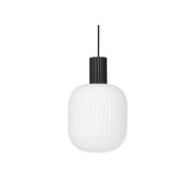 Broste Copenhagen Lolly hanging lamp black - Ø27XH42cm