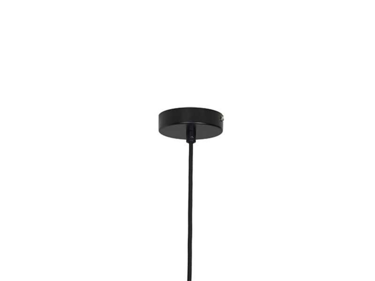 Broste Copenhagen Lámpara colgante Lolly negro - Ø20XH34cm Broste Copenhagen Lámpara colgante Lolly negro - Ø20XH34cm