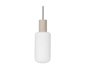 Broste Copenhagen Lolly hanging lamp sand - Ø16XH43cm Broste Copenhagen Lolly hanging lamp sand - Ø16XH43cm