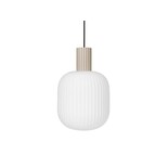 Broste Copenhagen Lampada a sospensione Lolly sabbia - Ø27XH42cm Broste Copenhagen Lampada a sospensione Lolly sabbia - Ø27XH42cm