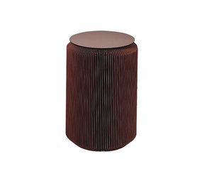 Broste Copenhagen Pam bijzettafel bruin - Ø40XH60CM Broste Copenhagen Pam bijzettafel bruin - Ø40XH60CM