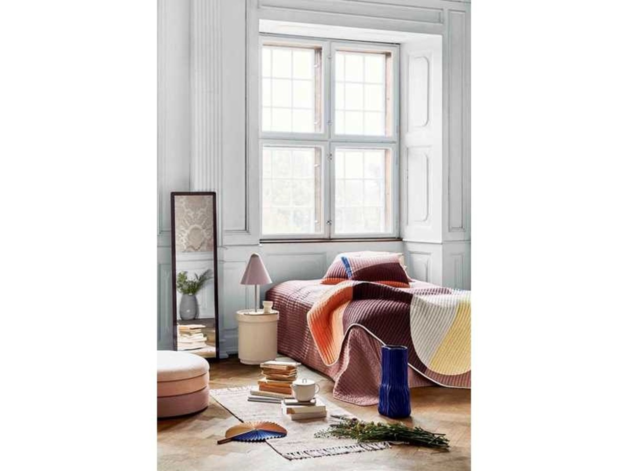 Broste Copenhagen Specchio Tenna melanzana - L140XL38XH3,3CM