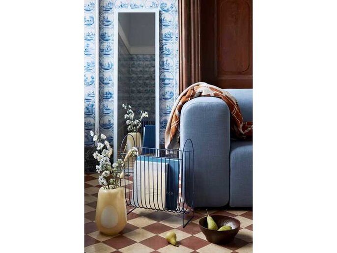 Broste Copenhagen Tenna spiegel lichtblauw - W140XL38XH3,3CM
