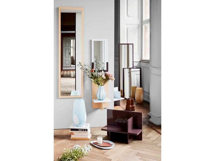 Broste Copenhagen Tenna spiegel bruin - W46XL78XH3,3CM