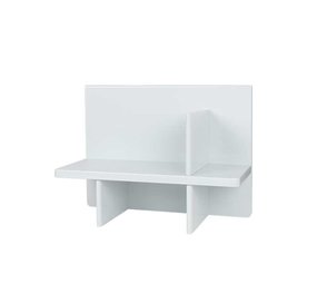 Broste Copenhagen Tenna væghylde lyseblå - W52XL20XH38CM Broste Copenhagen Tenna væghylde lyseblå - W52XL20XH38CM