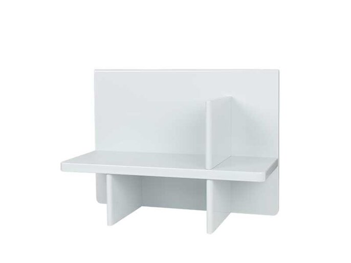 Broste Copenhagen Tenna wandplank lichtblauw - W52XL20XH38CM