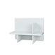 Broste Copenhagen Tenna wandplank lichtblauw - W52XL20XH38CM Broste Copenhagen Tenna wandplank lichtblauw - W52XL20XH38CM