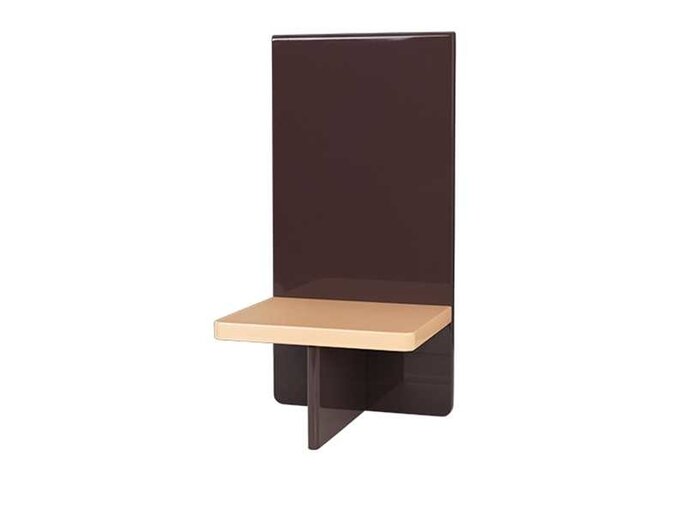Broste Copenhagen Tenna wandplank aubergine - W26XL20XH52CM