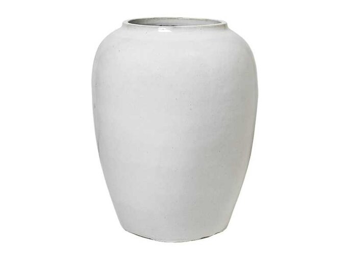 Broste Copenhagen Ray floor vase - off white