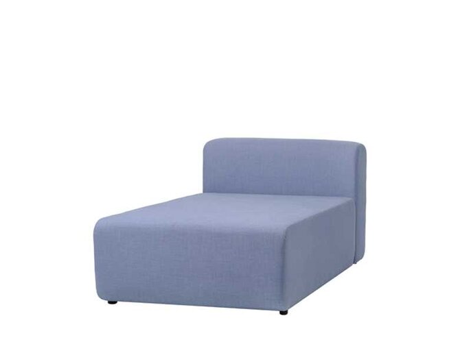 Broste Copenhagen Lagoon module chaise longue - lichtblauw