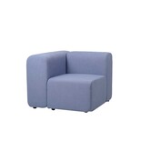 Broste Copenhagen Lagoon sofa module corner right - light blue Broste Copenhagen Lagoon sofa module corner right - light blue