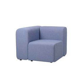 Broste Copenhagen Modulo divano Lagoon angolare destro - azzurro Broste Copenhagen Modulo divano Lagoon angolare destro - azzurro